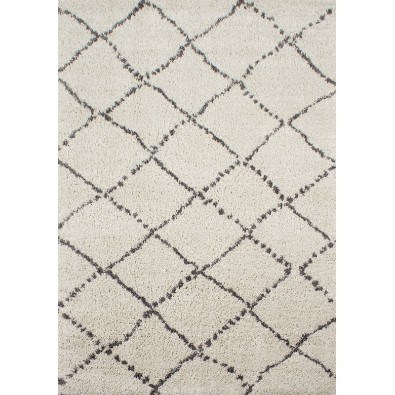 Corrigan Studio® Jakylin Geometric Cream/Gray Area Rug & Reviews Wayfair